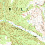 United States Geological Survey Forest Hill, WV (1968, 24000-Scale) digital map