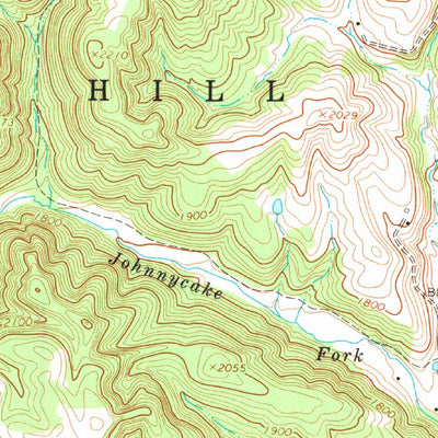 United States Geological Survey Forest Hill, WV (1968, 24000-Scale) digital map