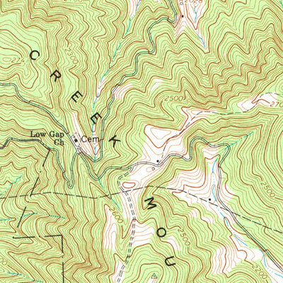 United States Geological Survey Forest Hill, WV (1968, 24000-Scale) digital map