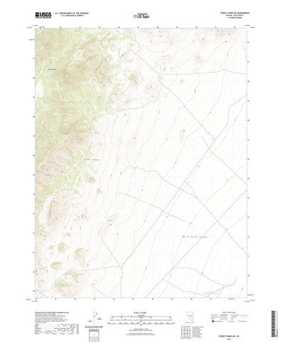 United States Geological Survey Forest Home NE, NV (2021, 24000-Scale) digital map