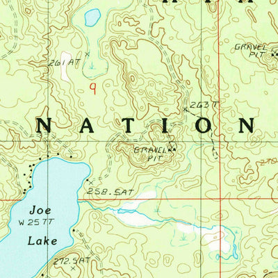 United States Geological Survey Forest Lake, MI (1985, 24000-Scale) digital map