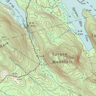 United States Geological Survey Forest, ME (1940, 62500-Scale) digital map