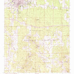 United States Geological Survey Forest, MS (1982, 24000-Scale) digital map