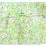 United States Geological Survey Forest, MS (1984, 100000-Scale) digital map