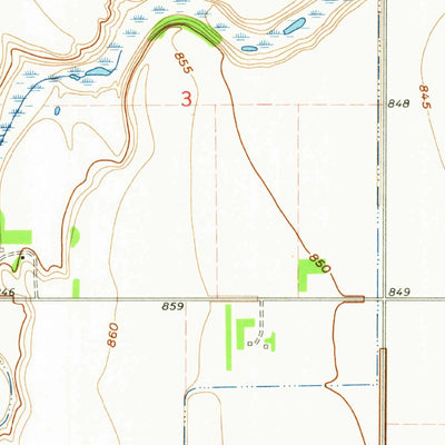 United States Geological Survey Forest River, ND (1963, 24000-Scale) digital map