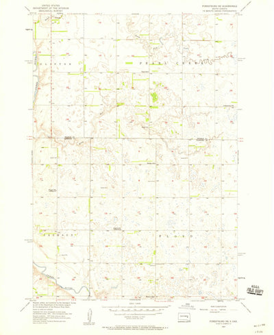 United States Geological Survey Forestburg NE, SD (1957, 24000-Scale) digital map