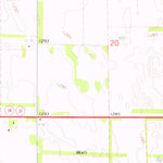 United States Geological Survey Forestburg SW, SD (1973, 24000-Scale) digital map