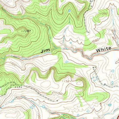 United States Geological Survey Forestburg, TX (1961, 24000-Scale) digital map