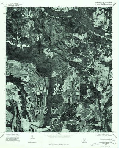 United States Geological Survey Forester, AL (1975, 24000-Scale) digital map