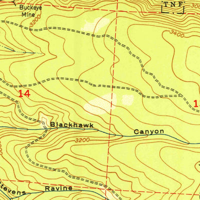 United States Geological Survey Foresthill, CA (1951, 24000-Scale) digital map