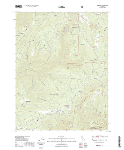 United States Geological Survey Foresthill, CA (2022, 24000-Scale) digital map
