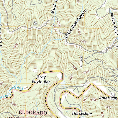 United States Geological Survey Foresthill, CA (2022, 24000-Scale) digital map