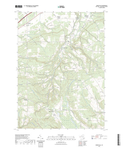United States Geological Survey Forestville, NY (2023, 24000-Scale) digital map