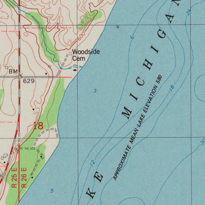 United States Geological Survey Forestville, WI (1982, 24000-Scale) digital map