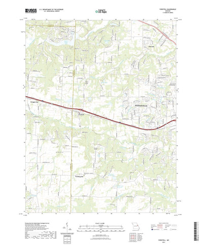 United States Geological Survey Foristell, MO (2021, 24000-Scale) digital map