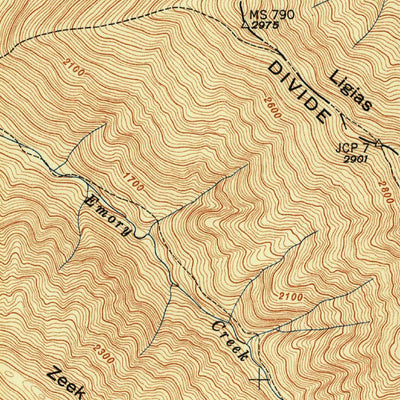 United States Geological Survey Fork Mountain, TN (1946, 24000-Scale) digital map
