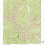 United States Geological Survey Fork Mountain, TN (1952, 24000-Scale) digital map