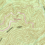 United States Geological Survey Fork Mountain, TN (1952, 24000-Scale) digital map