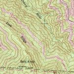 United States Geological Survey Fork Mountain, TN (1952, 24000-Scale) digital map