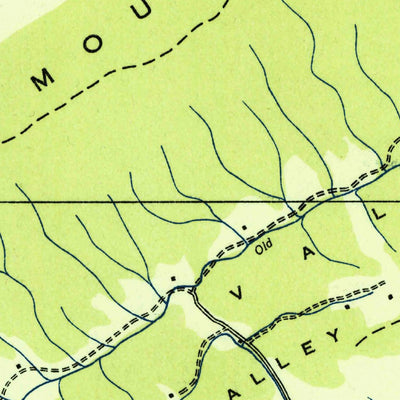 United States Geological Survey Fork Ridge, TN-KY (1935, 24000-Scale) digital map