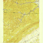 United States Geological Survey Fork Ridge, TN-KY (1950, 24000-Scale) digital map
