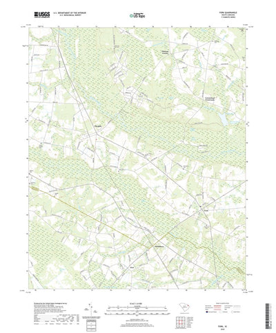 United States Geological Survey Fork, SC (2020, 24000-Scale) digital map