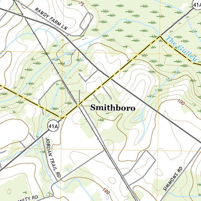 United States Geological Survey Fork, SC (2020, 24000-Scale) digital map