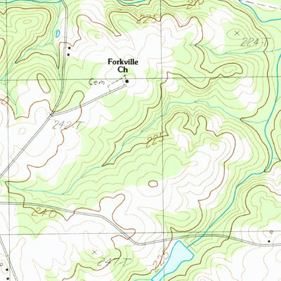 United States Geological Survey Fork Shoals, SC (1983, 24000-Scale) digital map