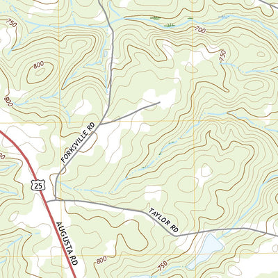 United States Geological Survey Fork Shoals, SC (2020, 24000-Scale) digital map