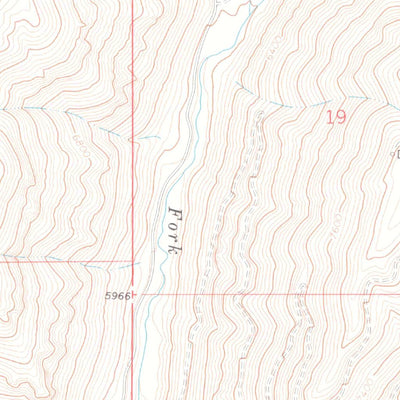 United States Geological Survey Forked Gulch, CO (1971, 24000-Scale) digital map