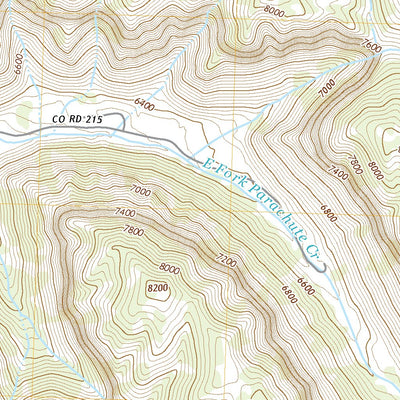 United States Geological Survey Forked Gulch, CO (2022, 24000-Scale) digital map