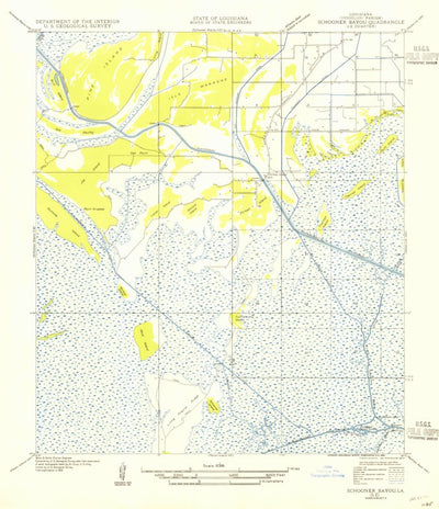 United States Geological Survey Forked Island, LA (1954, 31680-Scale) digital map