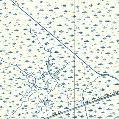 United States Geological Survey Forked Island, LA (1954, 31680-Scale) digital map