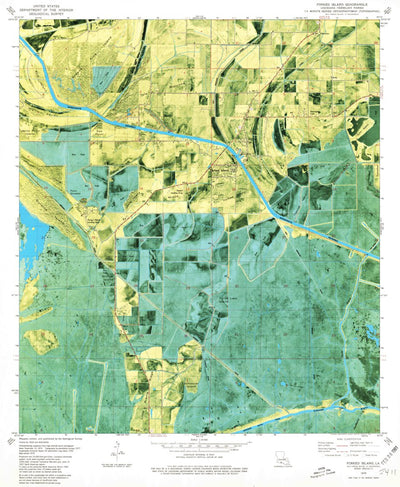 United States Geological Survey Forked Island, LA (1979, 24000-Scale) digital map