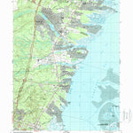 United States Geological Survey Forked River, NJ (1989, 24000-Scale) digital map