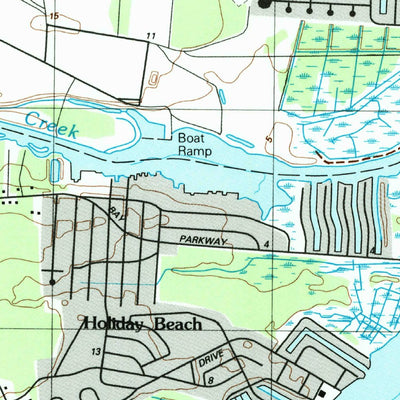 United States Geological Survey Forked River, NJ (1989, 24000-Scale) digital map