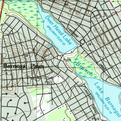 United States Geological Survey Forked River, NJ (1989, 24000-Scale) digital map