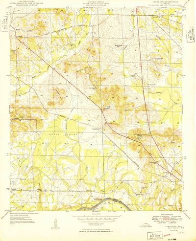 United States Geological Survey Forkland, AL (1949, 24000-Scale) digital map