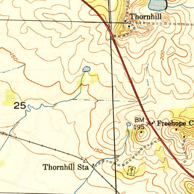 United States Geological Survey Forkland, AL (1949, 24000-Scale) digital map