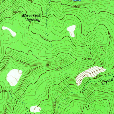 United States Geological Survey Forks Butte, AZ (1966, 24000-Scale) digital map