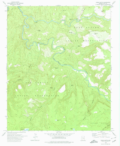 United States Geological Survey Forks Butte, AZ (1978, 24000-Scale) digital map