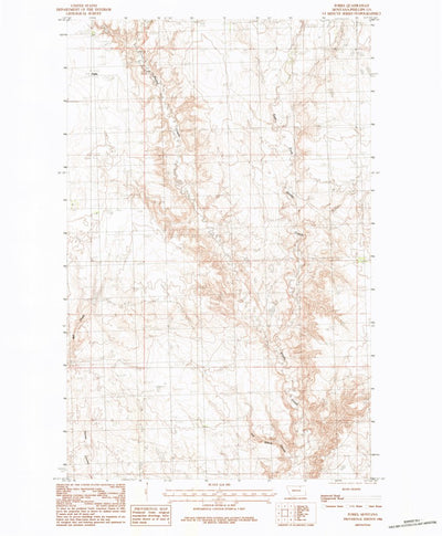 United States Geological Survey Forks, MT (1984, 24000-Scale) digital map