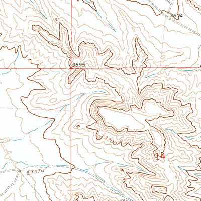 United States Geological Survey Forks Ranch, MT (1972, 24000-Scale) digital map