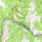 United States Geological Survey Forksville, VA (1966, 24000-Scale) digital map