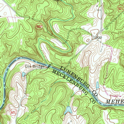 United States Geological Survey Forksville, VA (1966, 24000-Scale) digital map