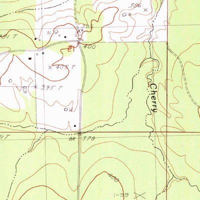 United States Geological Survey Forkville, MS (1982, 24000-Scale) digital map