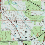 United States Geological Survey Forkville, MS (2000, 24000-Scale) digital map