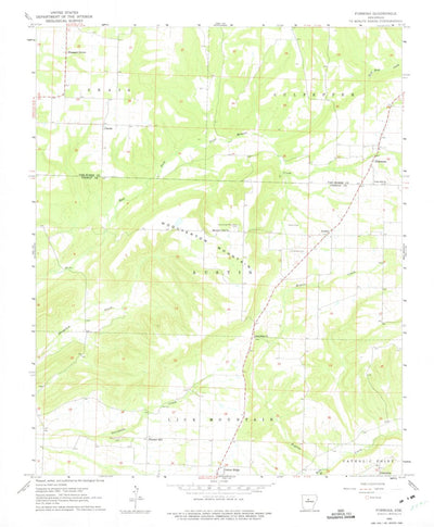 United States Geological Survey Formosa, AR (1962, 24000-Scale) digital map