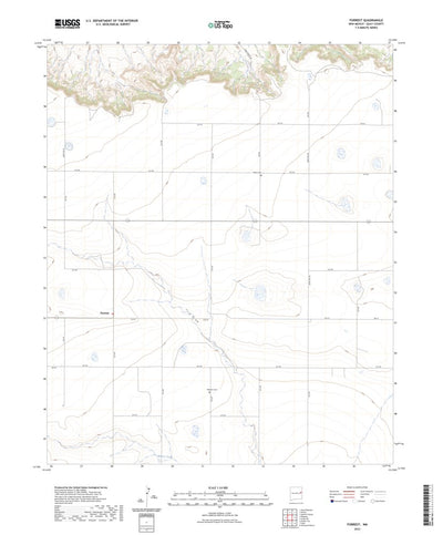 United States Geological Survey Forrest, NM (2023, 24000-Scale) digital map
