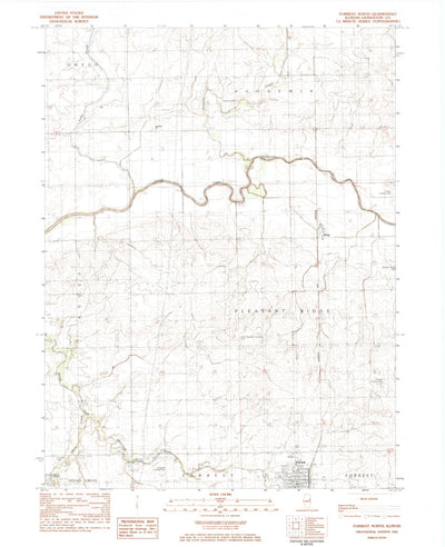 United States Geological Survey Forrest North, IL (1983, 24000-Scale) digital map